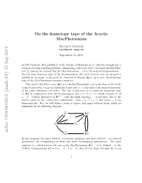 On the Acyclic Macphersonian