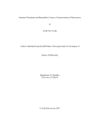 Structure Elucidation and Biosynthetic Enzyme Characterization of Bacteriocins by Jeella Zara Acedo a Thesis Submitted in Partia