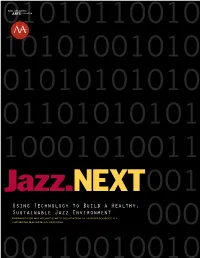 Using Technology to Build a Healthy, Sustainable Jazz Environment