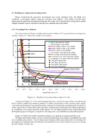 6.3 Preliminary Analysis by Screening Curve Before Formulating The