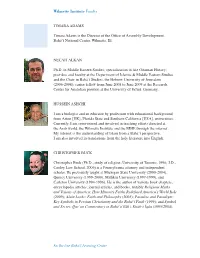 Wilmette Institute Faculty an On-Line Bahá'í Learning Center