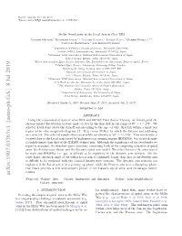 Arxiv:1907.03763V1 [Astro-Ph.GA] 8 Jul 2019 Keywords: Galaxy: Disk — Galaxy: Kinematics and Dynamics — Galaxy: Solar Neighborhood — Galaxy: Structure