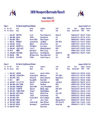 ORR Results Printout