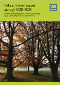Parks and Open Space Strategy 2020 to 2025