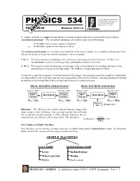 Physics in PHYSICS 534 1937 for His Work on the W Diffraction of Electrons