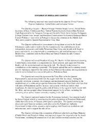 Quartet Statement