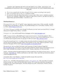 Web-Based Resources by Dr. Kate Larson