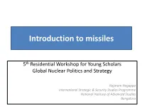Introduction to Missiles