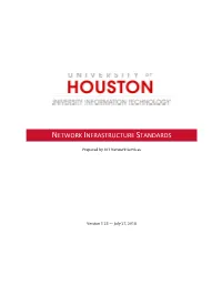 Network Infrastructure Standards