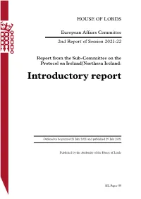 Introductory Report