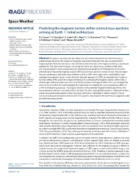 Predicting the Magnetic Vectors Within Coronal Mass Ejections Arriving at Earth: 2