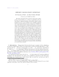 Fréchet Change-Point Detection