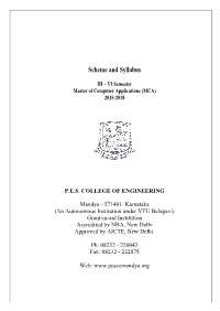 Scheme and Syllabus