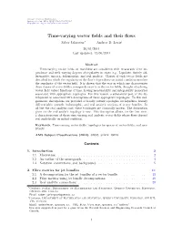 Time-Varying Vector Fields and Their Flows 3