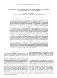 Mineralogy of a Layered Gabbro Deformed During Magmatic