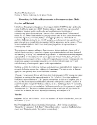 (Spring 2015): Queer Media Historicizing The