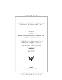 Assessing U.S. Special Operations Command's