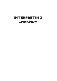 Interpreting Chekhov