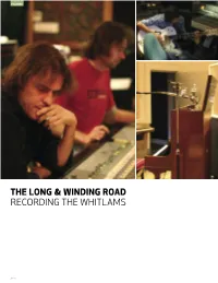 Recording the Whitlams Issue 45