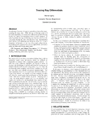 Tracing Ray Differentials