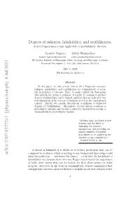 Degrees of Riskiness, Falsifiability, and Truthlikeness. a Neo-Popperian