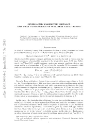 Arxiv:1505.04954V2 [Math.PR]