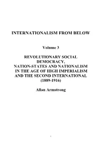 'Internationalism from Below' Approach