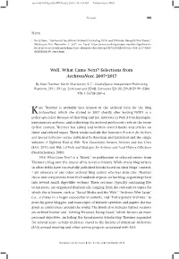 Selections from Archivesnext, 2007–2017 by Kate Theimer