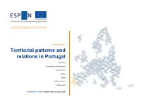 Territorial Patterns and Relations in Portugal