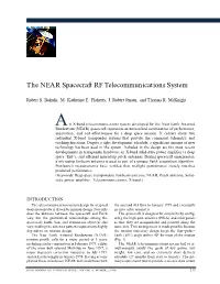 The Near Spacecraft Rf Telecommunications System
