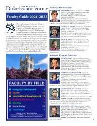 Faculty Guide 2021-2022