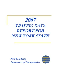 2007 Traffic Data Report for New York State