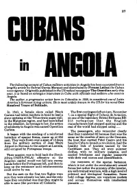 Cubans in Angola
