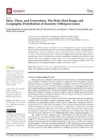Here, There, and Everywhere: the Wide Host Range and Geographic Distribution of Zoonotic Orthopoxviruses