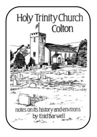 History of Holy Trinity, Colton