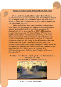 Saint Jérôme - Une Association Très Utile