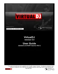 Virtualdj User Guide