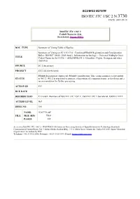 Iso/Iec Jtc 1/Sc 2 N 3730 Date: 2004-05-10