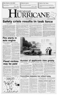 Safety Crisis Results in Task Force