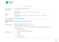 1 Fact Sheet for Student Exchange Name of University