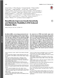 Bezafibrate Improves Insulin Sensitivity and Metabolic Flexibility
