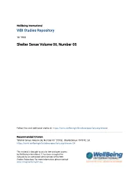 Shelter Sense Volume 06, Number 08
