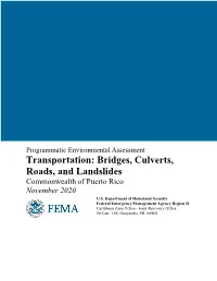 Transportation Programmatic Environmental Assessment