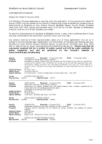 Weekly List Dated 27 January 2020