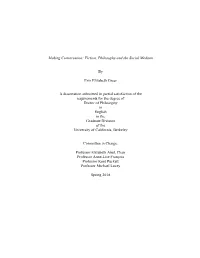 Making Conversation: Fiction, Philosophy and the Social Medium