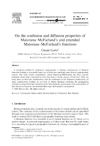 On the Confusion and Diffusion Properties of Maiorana–Mcfarland’S and Extended Maiorana–Mcfarland’S Functions