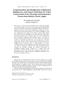 Transformation and Modification of Historical Building Use, and Owner