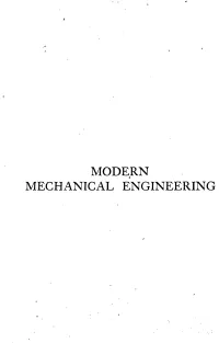 Modern Mechanical Engineering