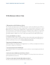 Reference Library Faqs