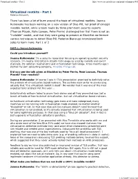 Virtualized Rootkits - Part 1